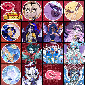 Grid fusion Hazbin hotel x cookie run Open