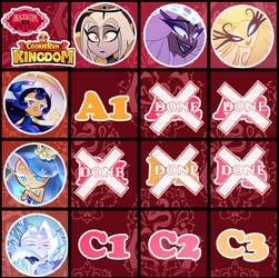 Grid fusion Hazbin hotel x cookie run Open