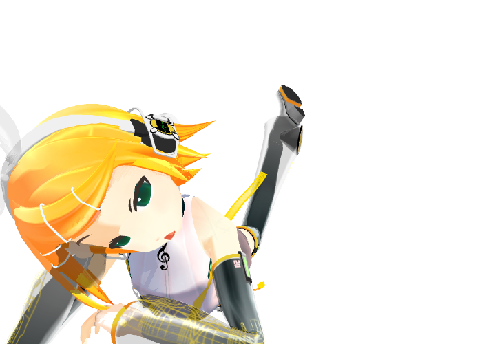 MMD Rin Append by vladanor on DeviantArt