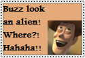 Buzz Look an Alien Stamp by Hunter-Arkaman