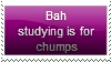 Studying's For Chumps Stamp