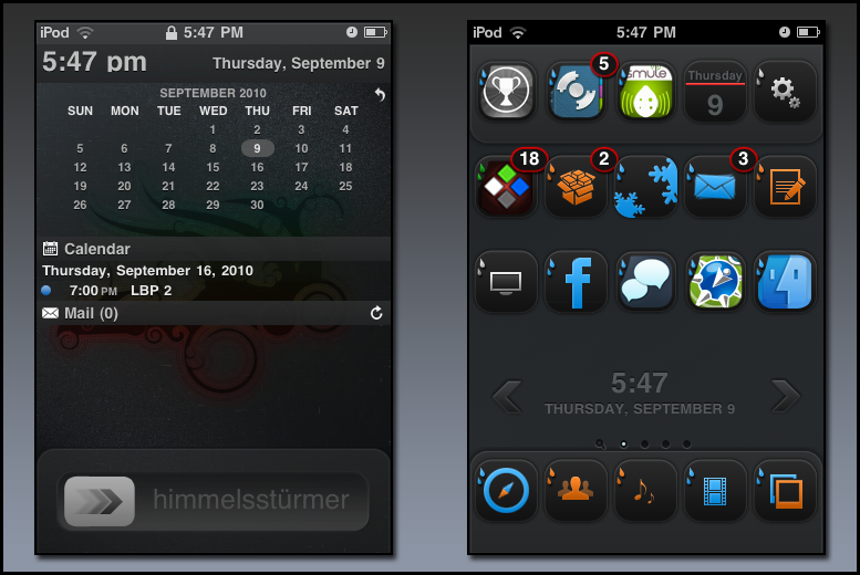 iFlat Theme Screenshot