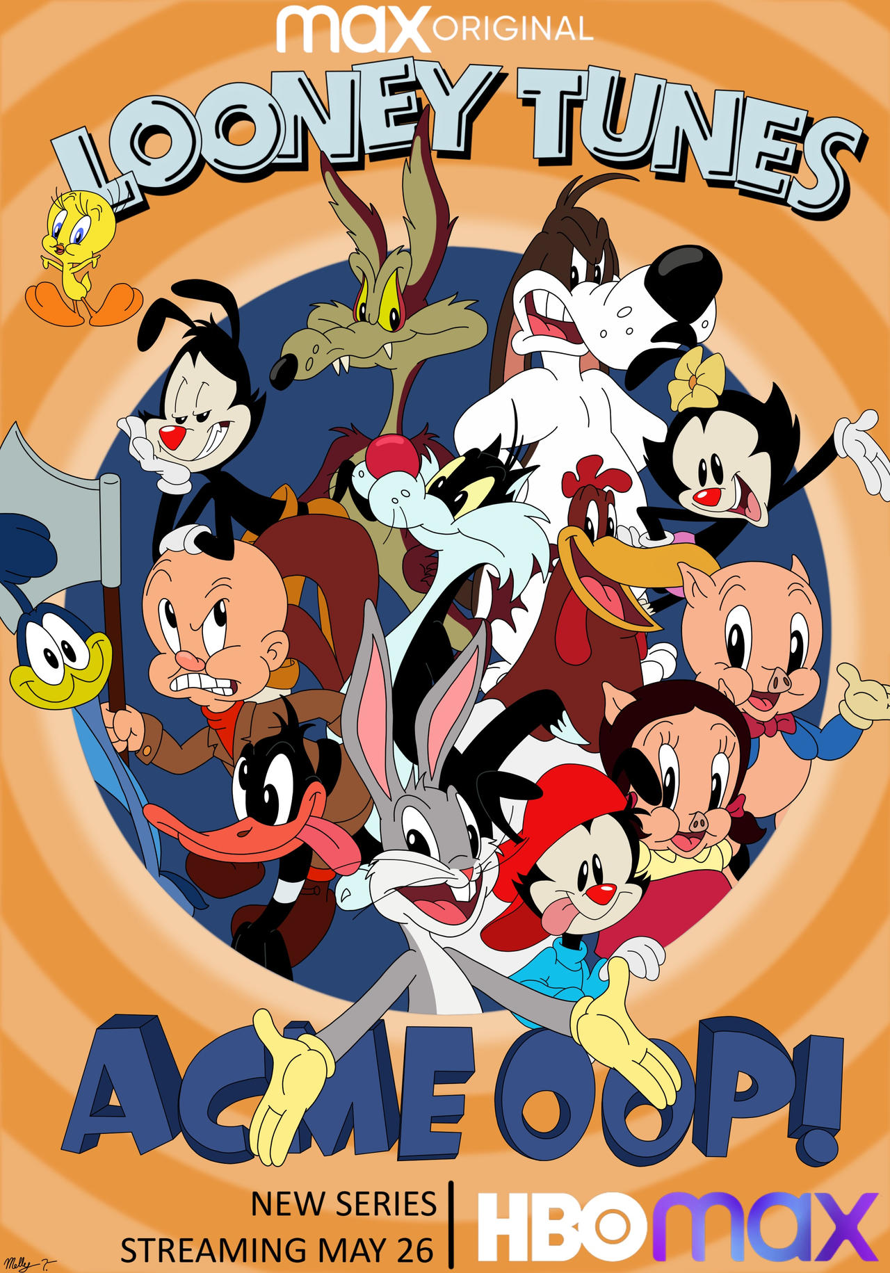 Request] Looney Tunes Acme Oop! Poster by RegularArtGirl on DeviantArt