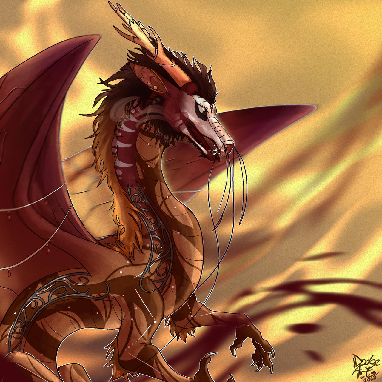 Flight Rising - Imperial commission #1 by DodgeArts on DeviantArt