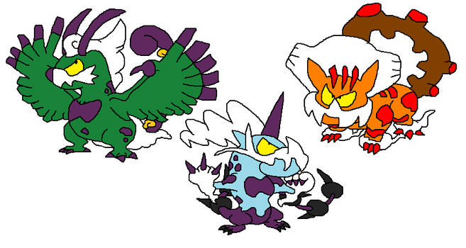 The Kami Trio in Therian Form