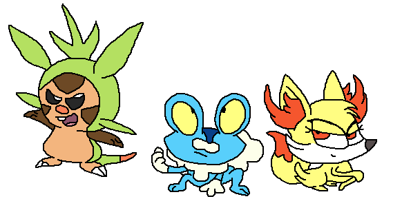 Generation VI Starters