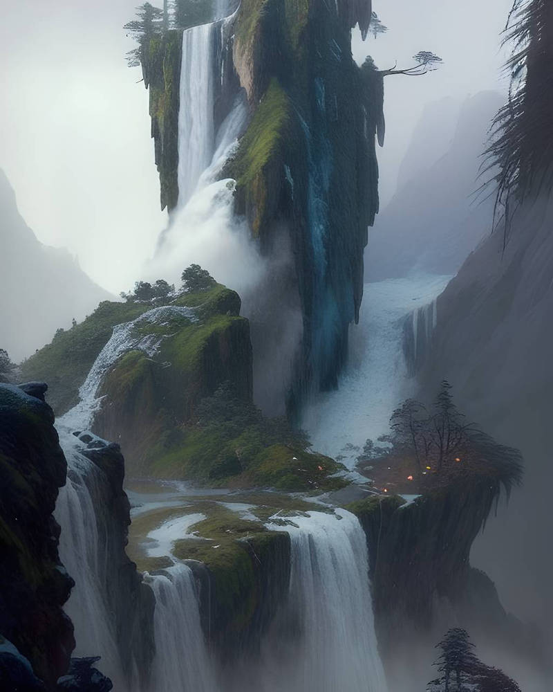 Magic waterfall... by ByteSizeBits on DeviantArt