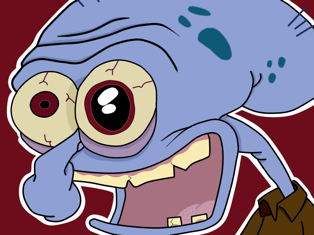 creepy squidward faces