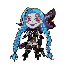 Jinx-pixel by GenericLab3l on DeviantArt