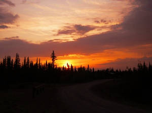 Sunset in Alaska