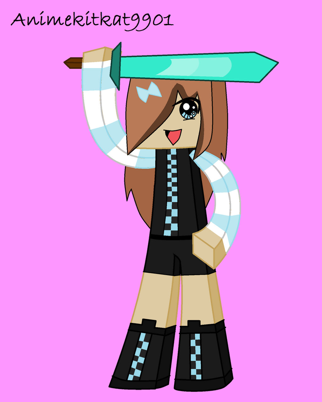 My Oc And minecraft Skin!