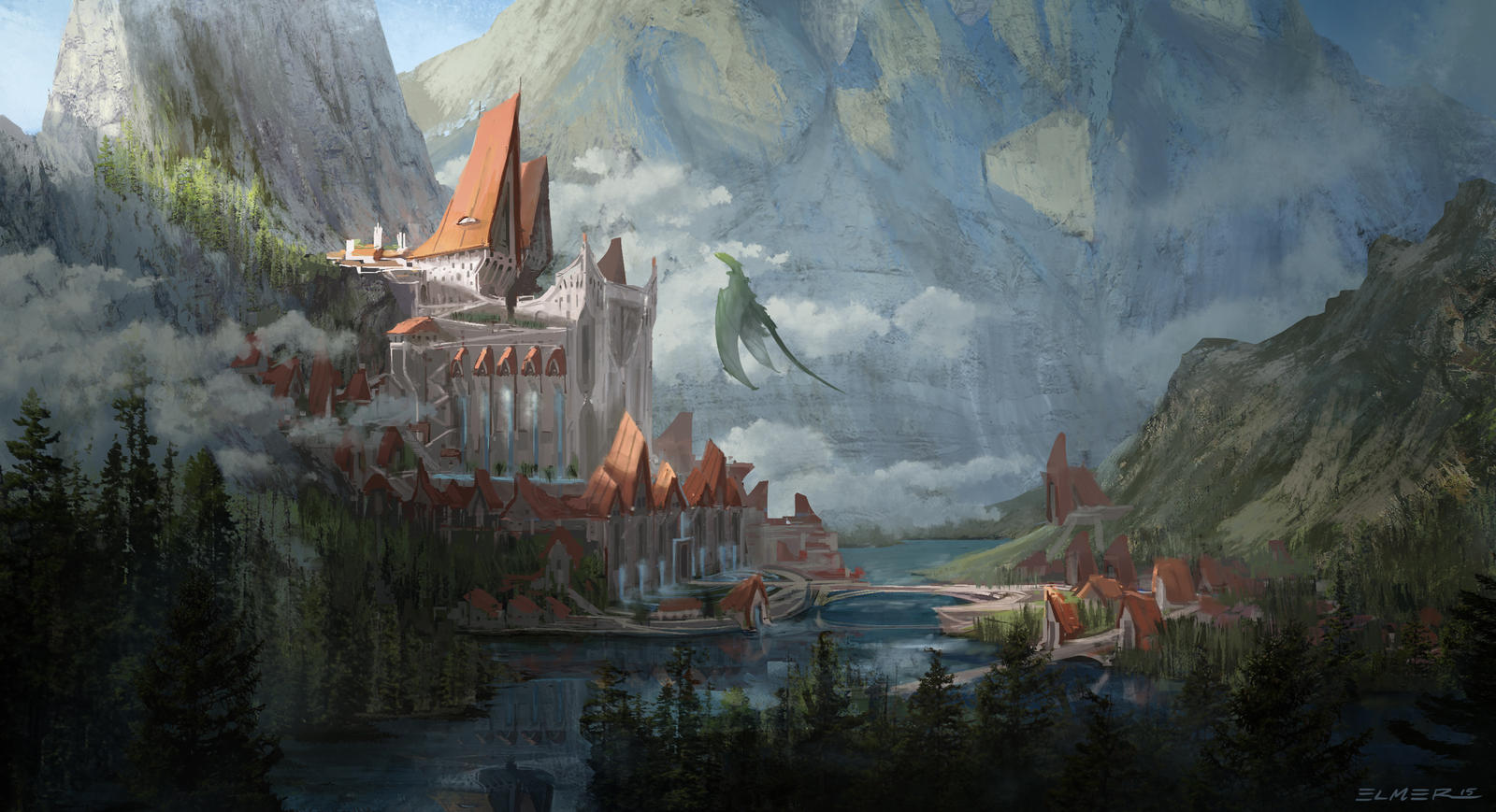 Highland Dragon City By Lyallelmart On Deviantart
