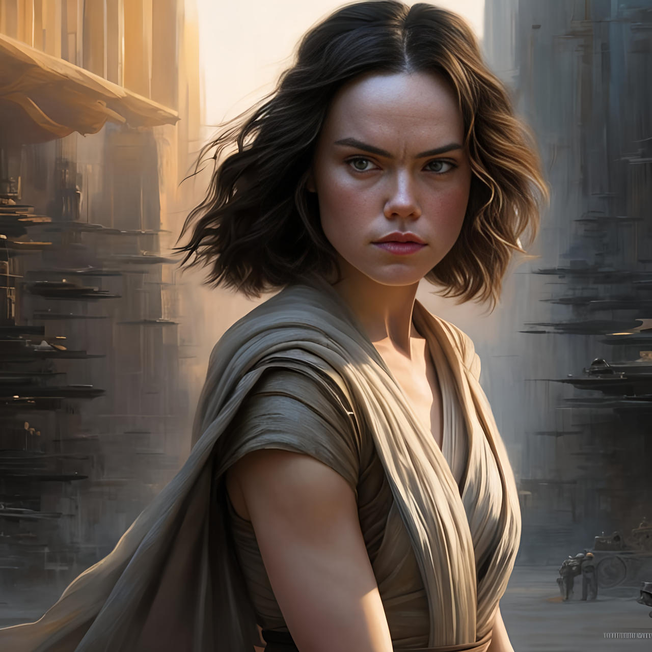 Daisy Ridley as Rey #3 by QuantumReel on DeviantArt