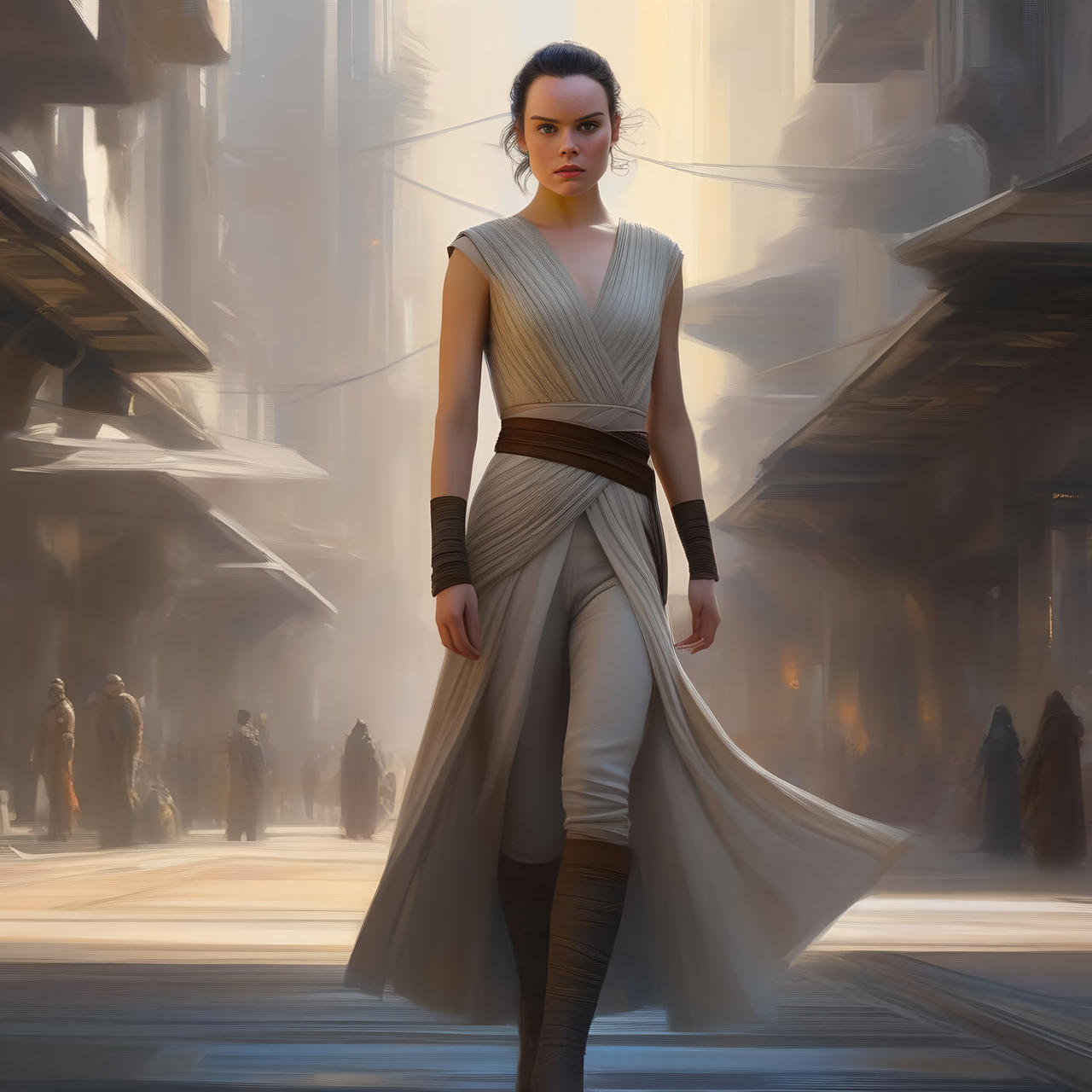 Daisy Ridley as Rey #2 by QuantumReel on DeviantArt