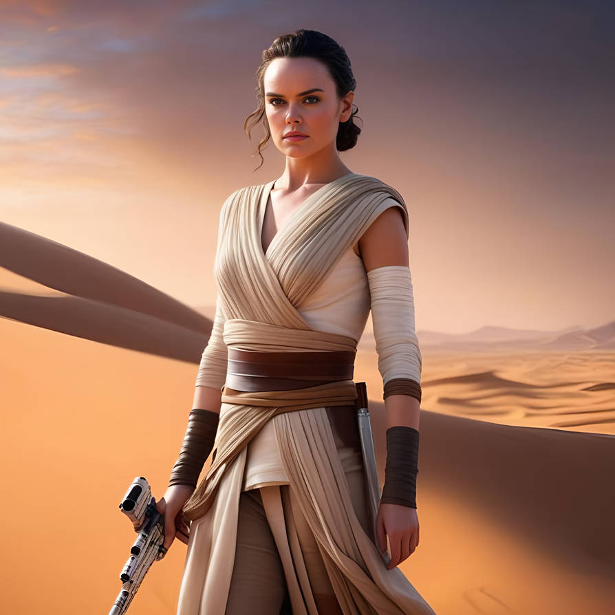 Daisy Ridley as Rey #5 by QuantumReel on DeviantArt