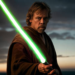 Mark Hamill as  Luke Skywalker #1