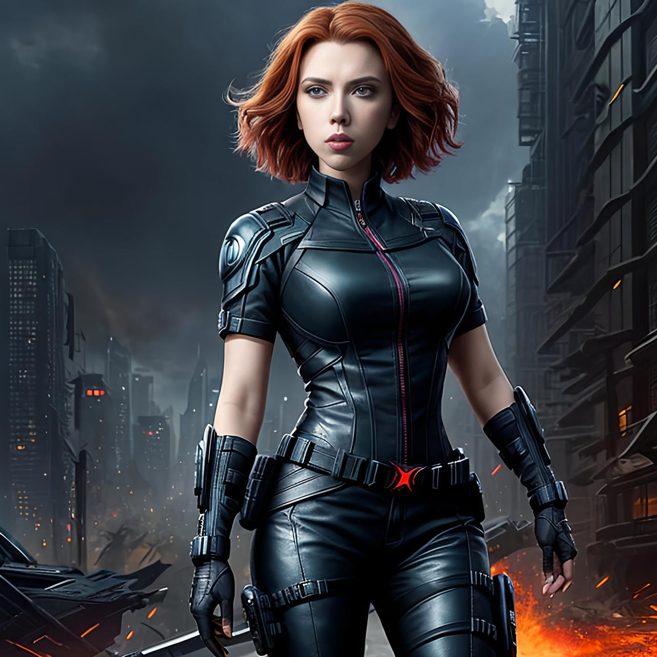 Scarlett Johansson as Black Widow #3 by QuantumReel on DeviantArt