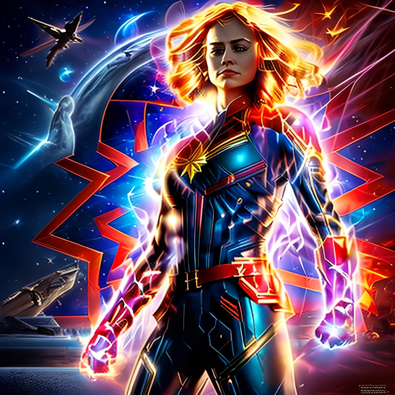 Marvel Portrait Captain Marvel - portrait #2 by QuantumReel on DeviantArt