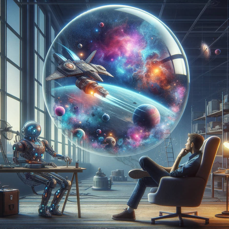 Cosmic Contemplation - Mind's Odyssey by QuantumReel on DeviantArt