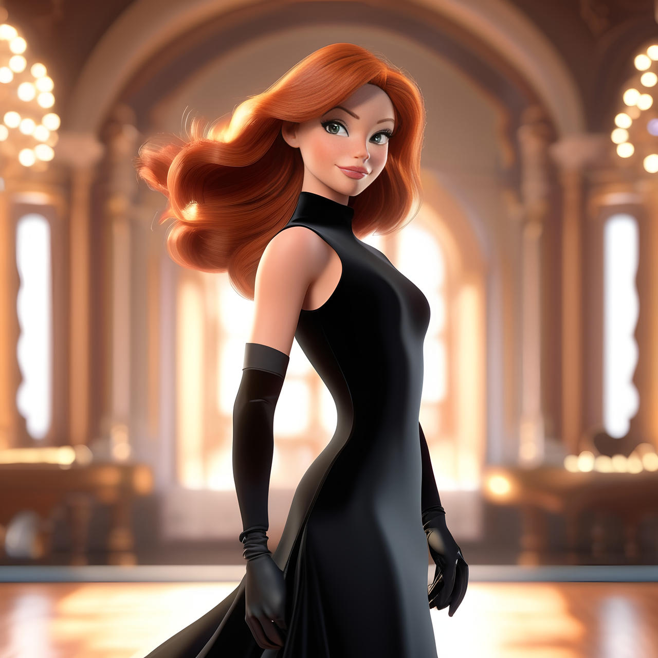 kim possible black dress Kim Possible in her beautiful black dress : r/KimPossible