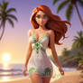 Kim Possible - summer - beach (3D) #12