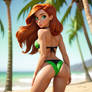 Kim Possible - summer - beach - Shego bikini #18