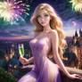 Rapunzel - rooftop - New Year's Eve #4