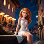 Kim Possible - Venice - white dress #4