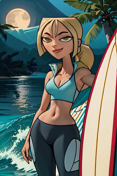 Bridgette (Total Drama) - beach #3