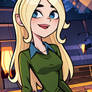 Dawn (Total Drama) - cartoon concept #1