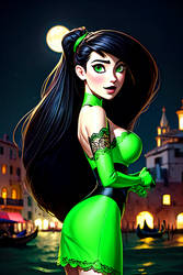 Shego - Venice - silk and lace #3