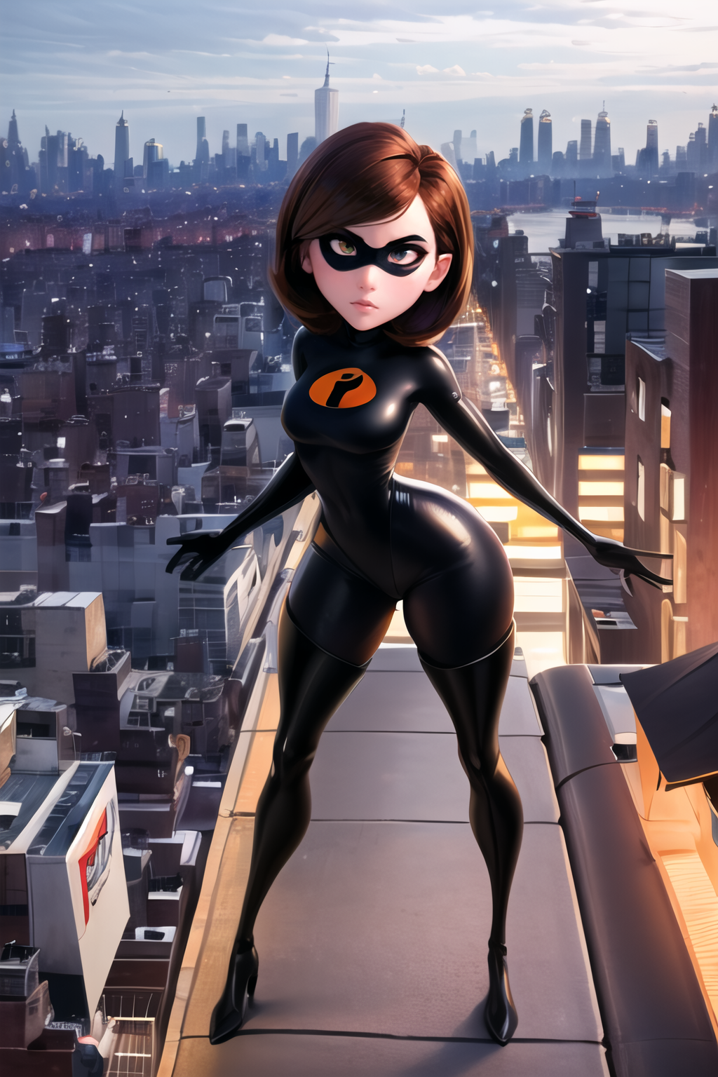 Deviantart Randomstuff3000 Helen Helen Parr (Incredibles) - rooftop #3 by QuantumReel on DeviantArt