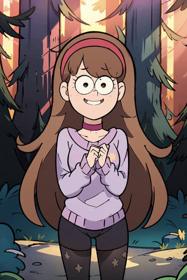 Mabel Pines (Gravity Falls) - animation design #1