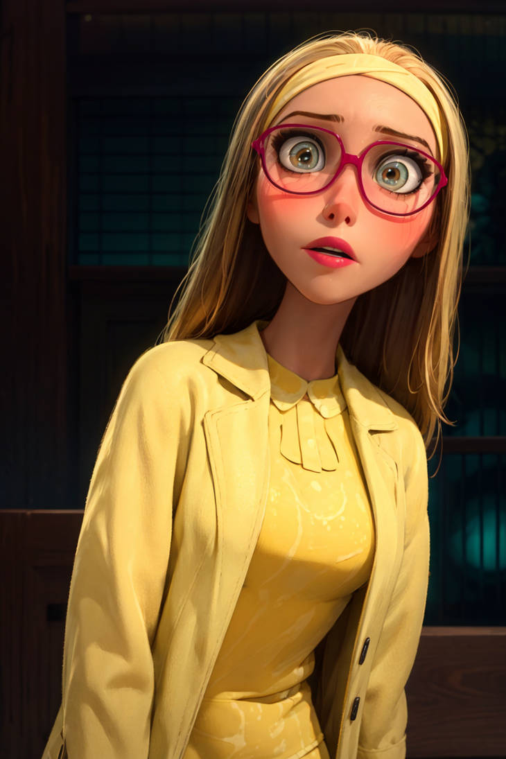 Honey Lemon (Big Hero 6) - portrait (cartoon) #1 by QuantumReel on