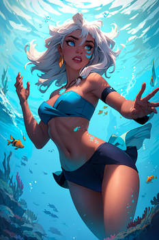 Kida (Atlantis) - in the water (NSFW) #6