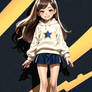 Mabel Pines (Gravity Falls) - anime design #3