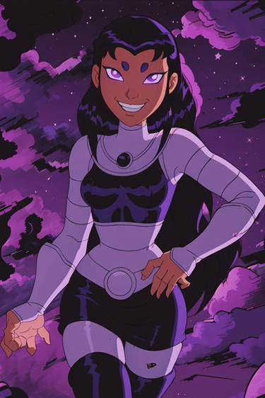 Blackfire (Teen Titans) - cartoon concept #2