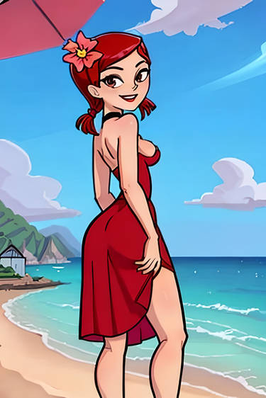 Zoey (Total Drama) - red dress #1