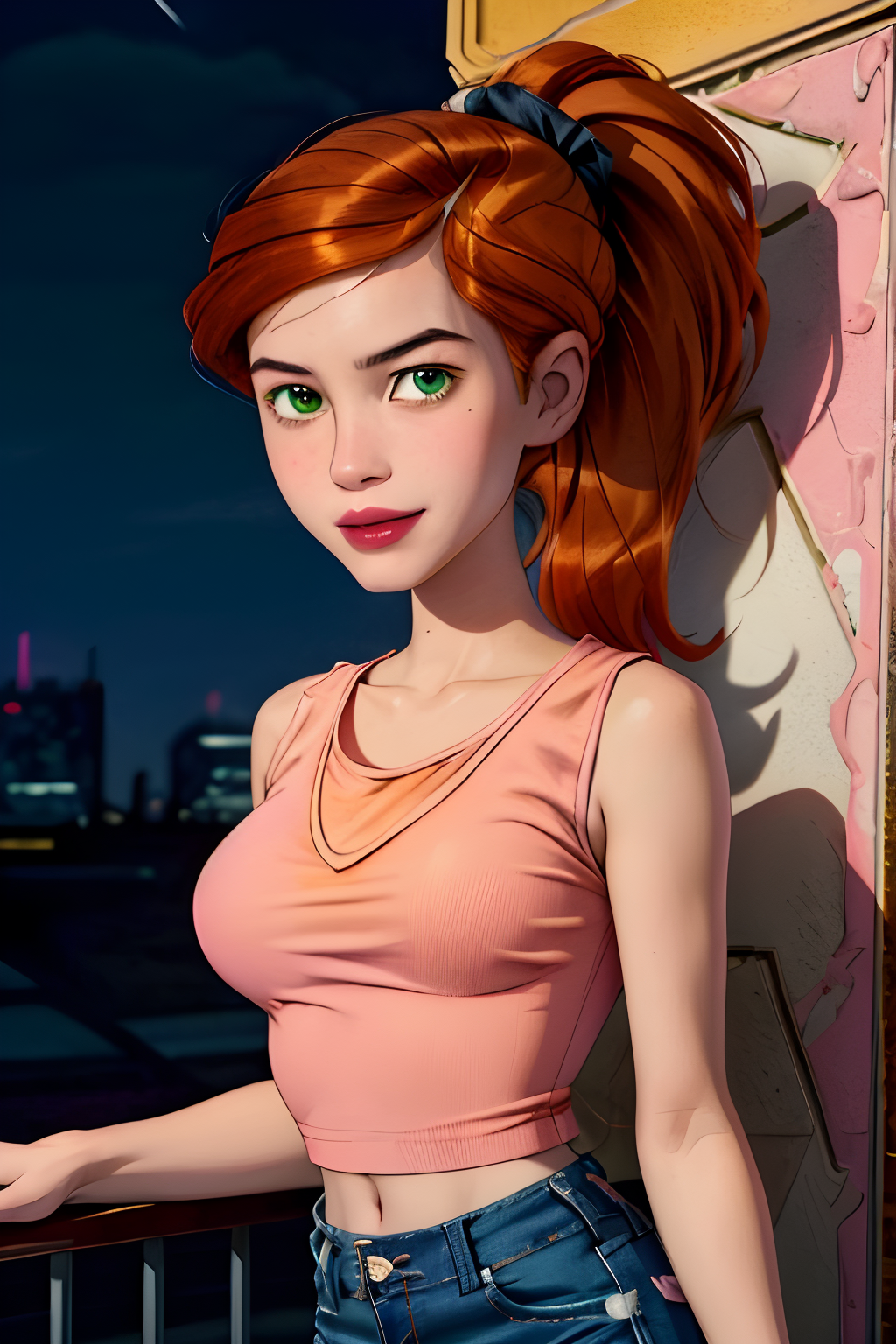 Pink Ben Gwen Tennyson (Ben 10) - in pink #3 by QuantumReel on DeviantArt