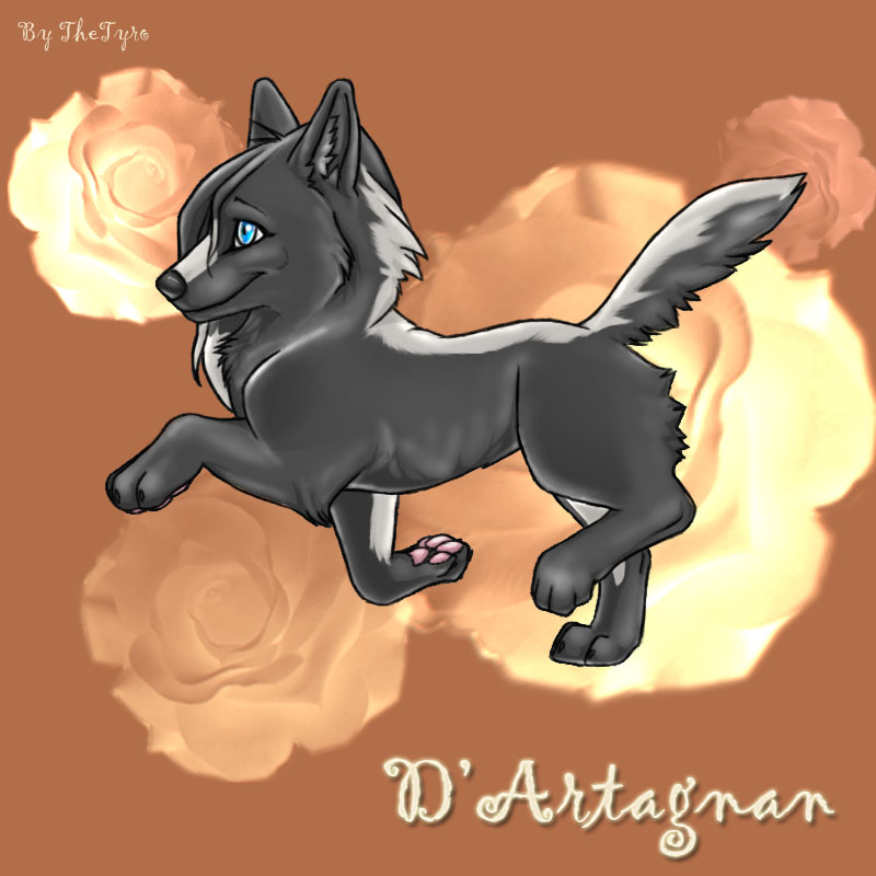 D'Artegnan Wolf Pup Comish