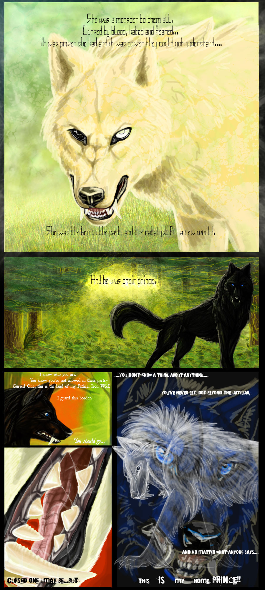 Wolf of Shadows Comic Page 1