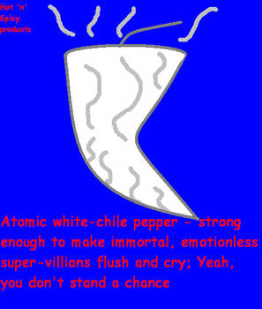 Atomic white-chile pepper