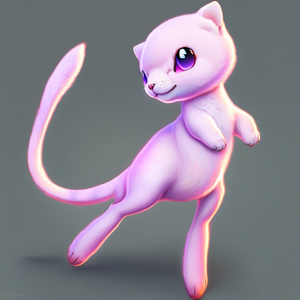 Mew Reference realistic Mew! by Mangabeginner1 on DeviantArt