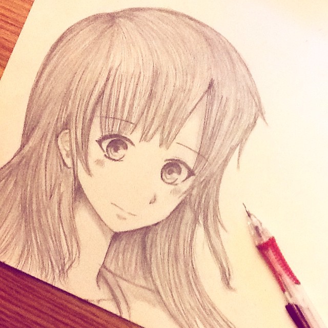 quick draw of an anime girl x3 by Sukimini on DeviantArt quick draw of an anime girl x3 by Sukimini on DeviantArt