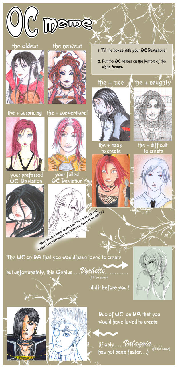 Oc Me The OC Meme by Liraen on DeviantArt