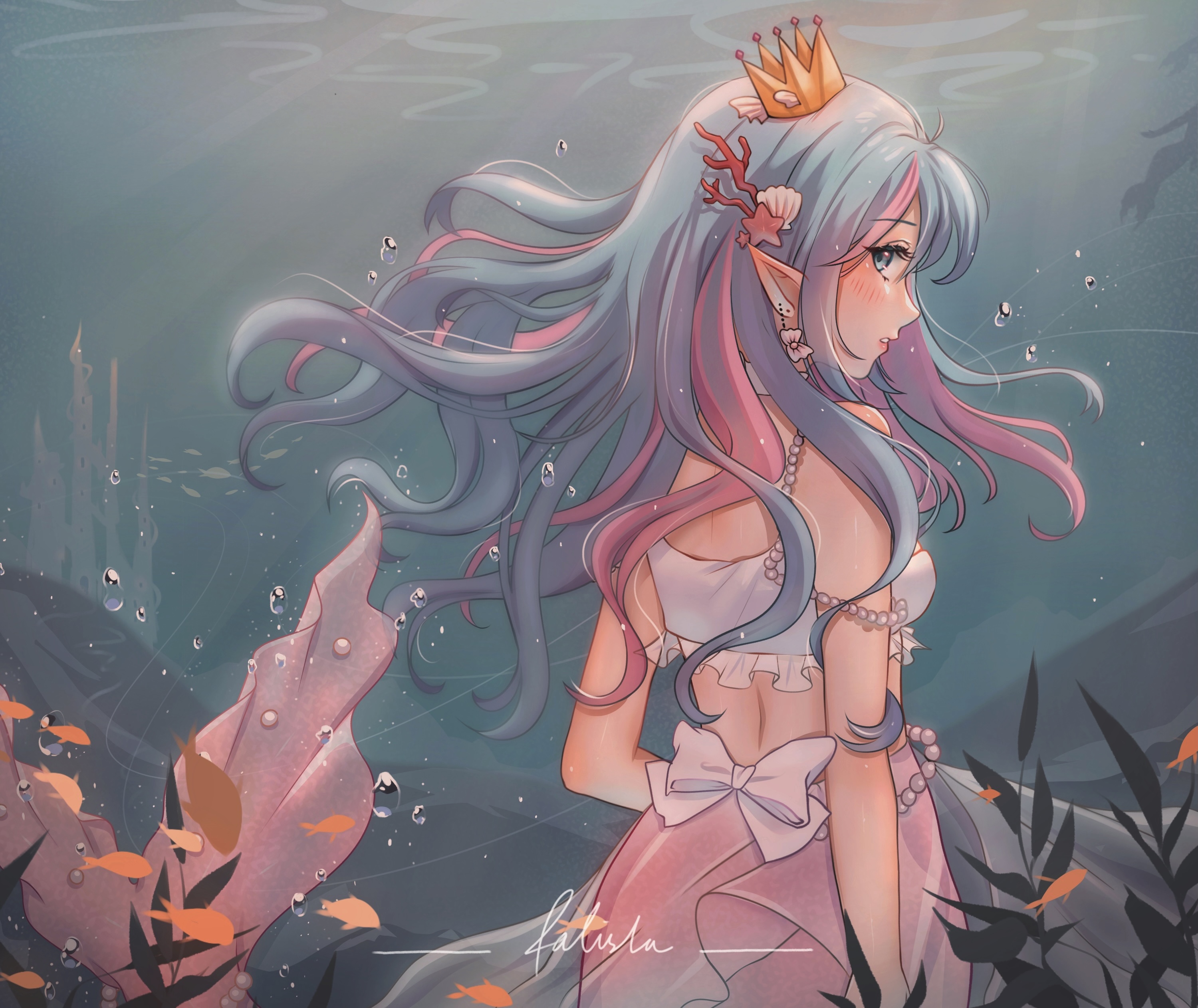 Mermaid Princess by PalishaArts on DeviantArt Mermaid Princess by PalishaArts on DeviantArt