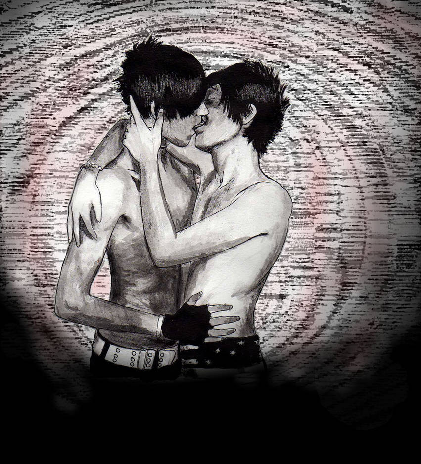 Emo Boy Kissing By Selgrayshade Emo Boy Kissing By Selgrayshade