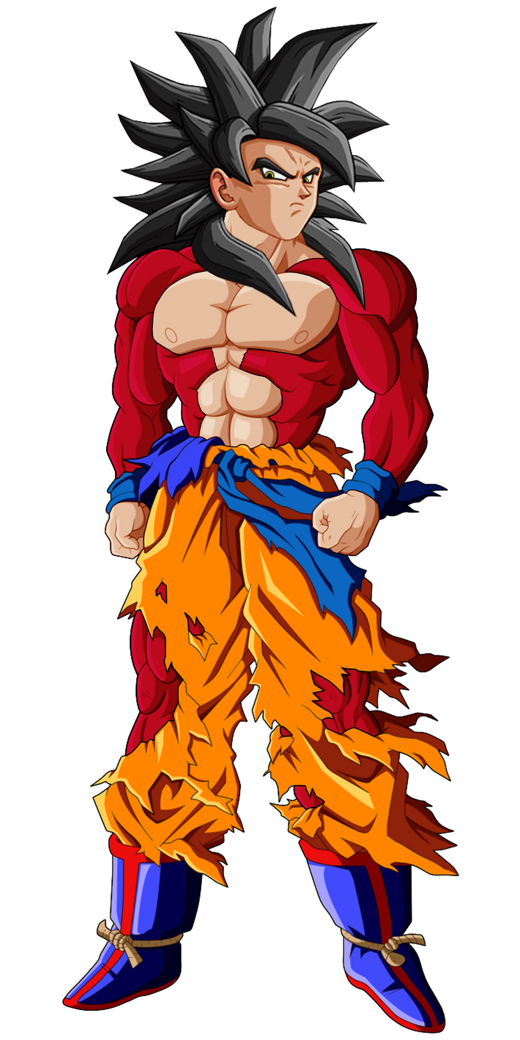 SSJ4 Goku Z by GroxKOF on DeviantArt
