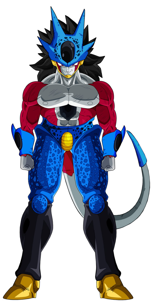 Cell JR SSJ4 by GroxKOF on DeviantArt