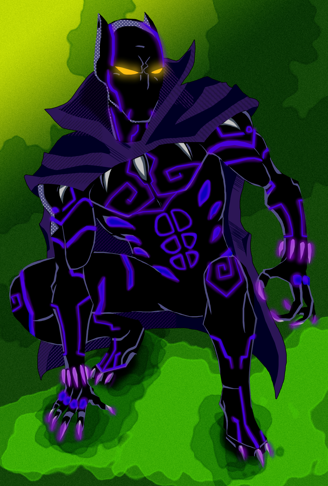 Black Panther- Animated style by Soyelmejor999 on DeviantArt